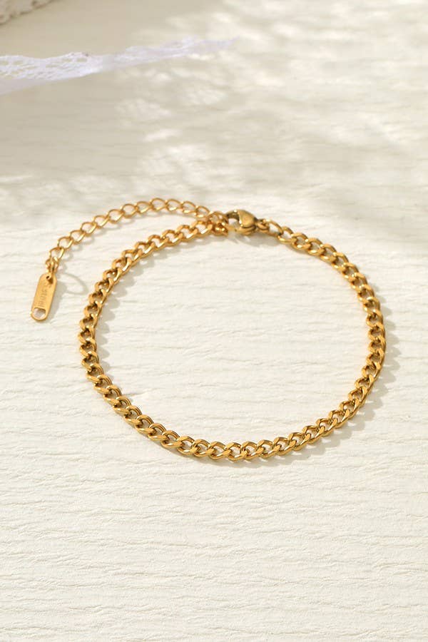 STAINLESS STEEL WATERPROOF TARNISH FREE BRACELET