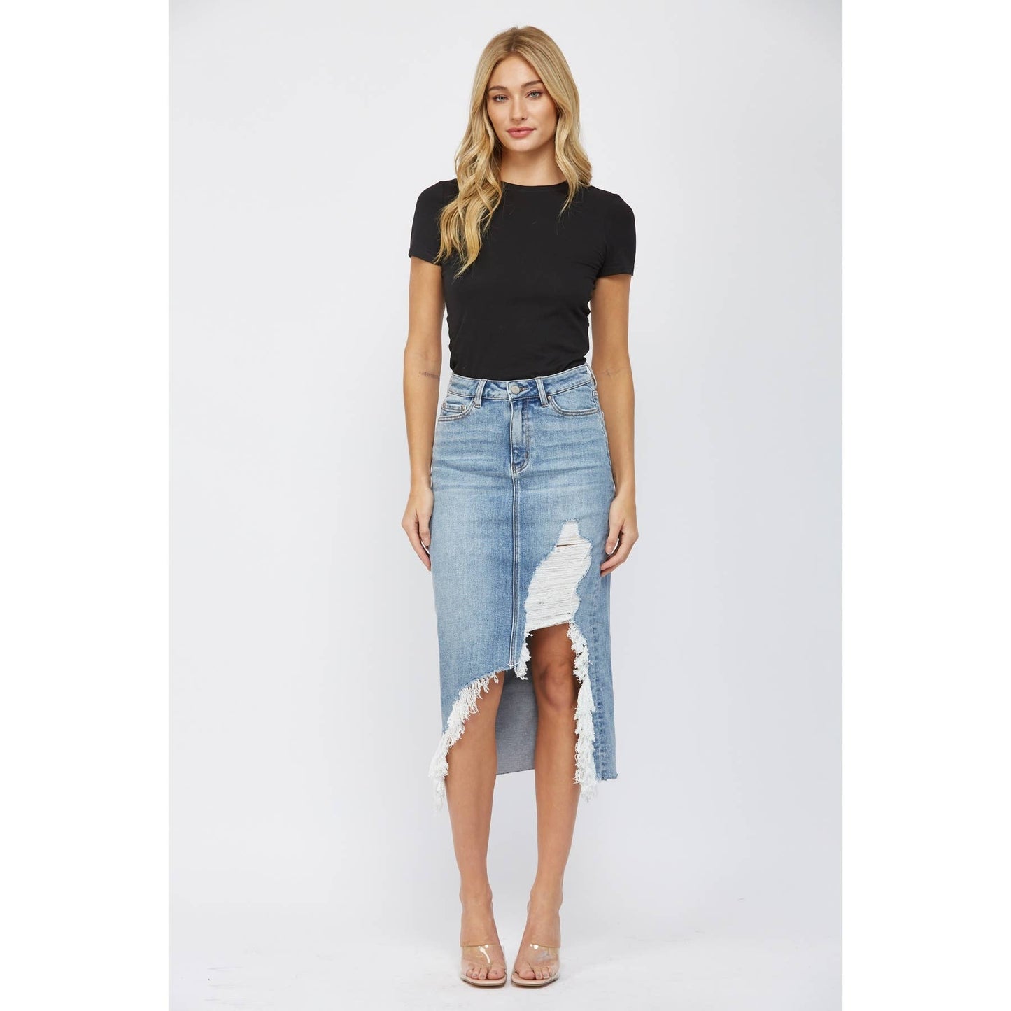 Peyton HIGH WAISTED MIDI SKIRT
