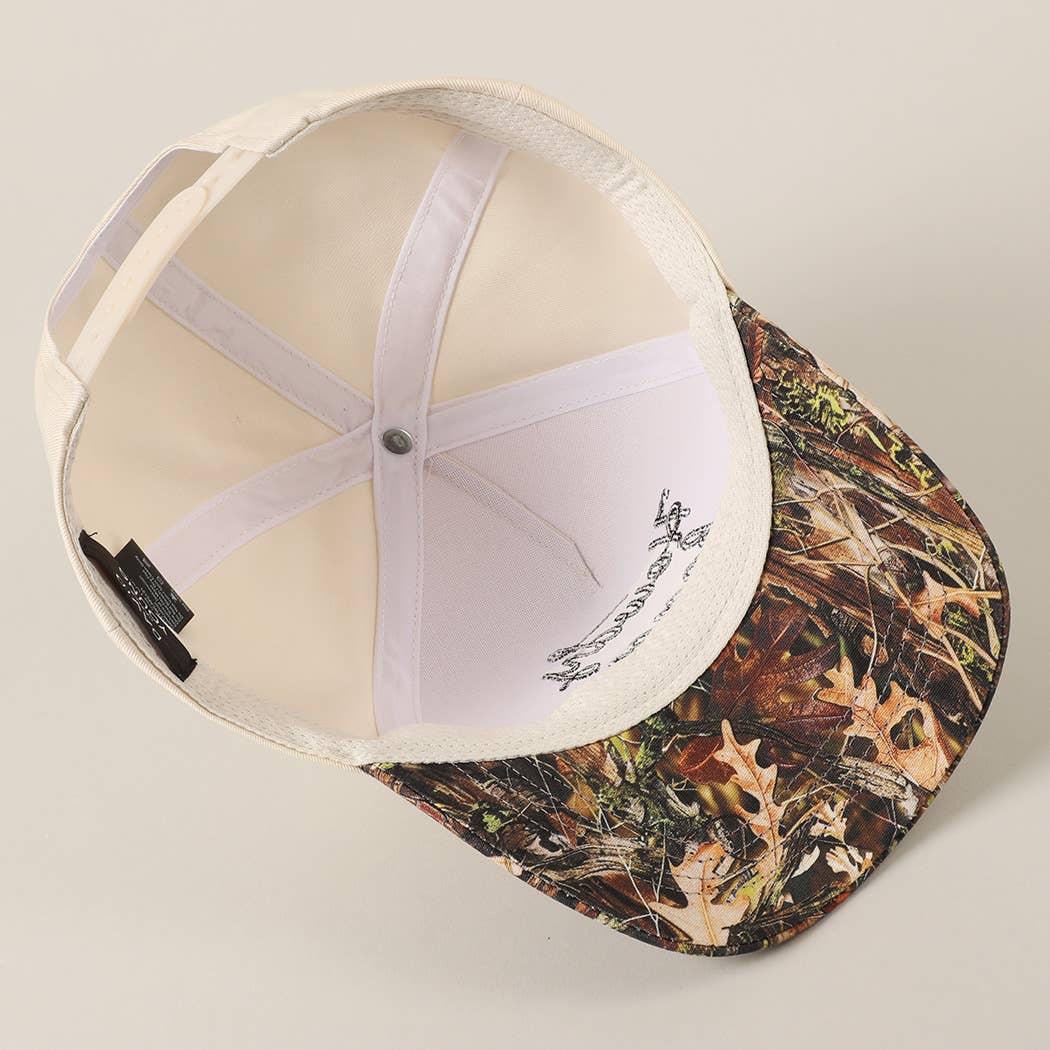 Howdy Honey Embroidery Camo Trucker Hat