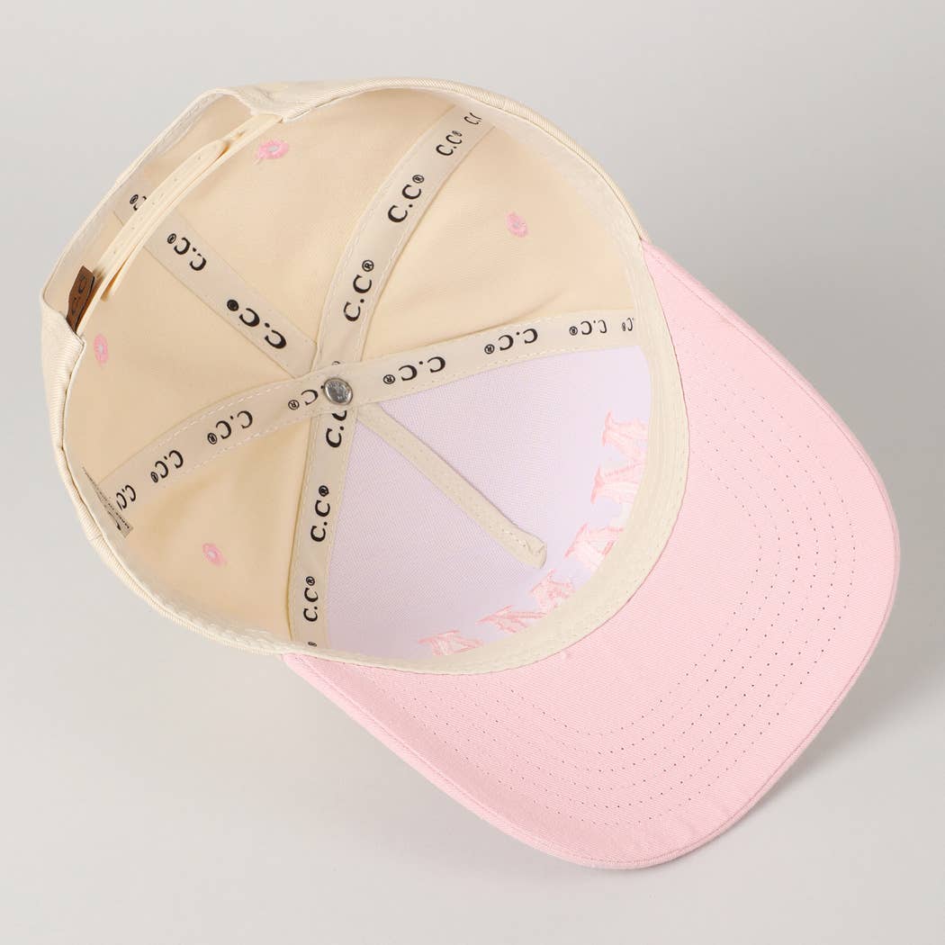 MAMA Typographic Design Embroidery Cap