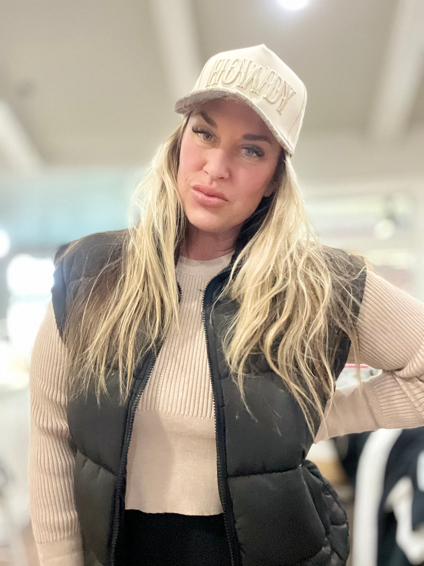 Comfy Zipper Puffer Vest
