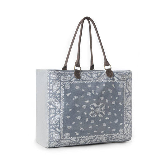 Paisley Cowboy Blue Weekender Bag