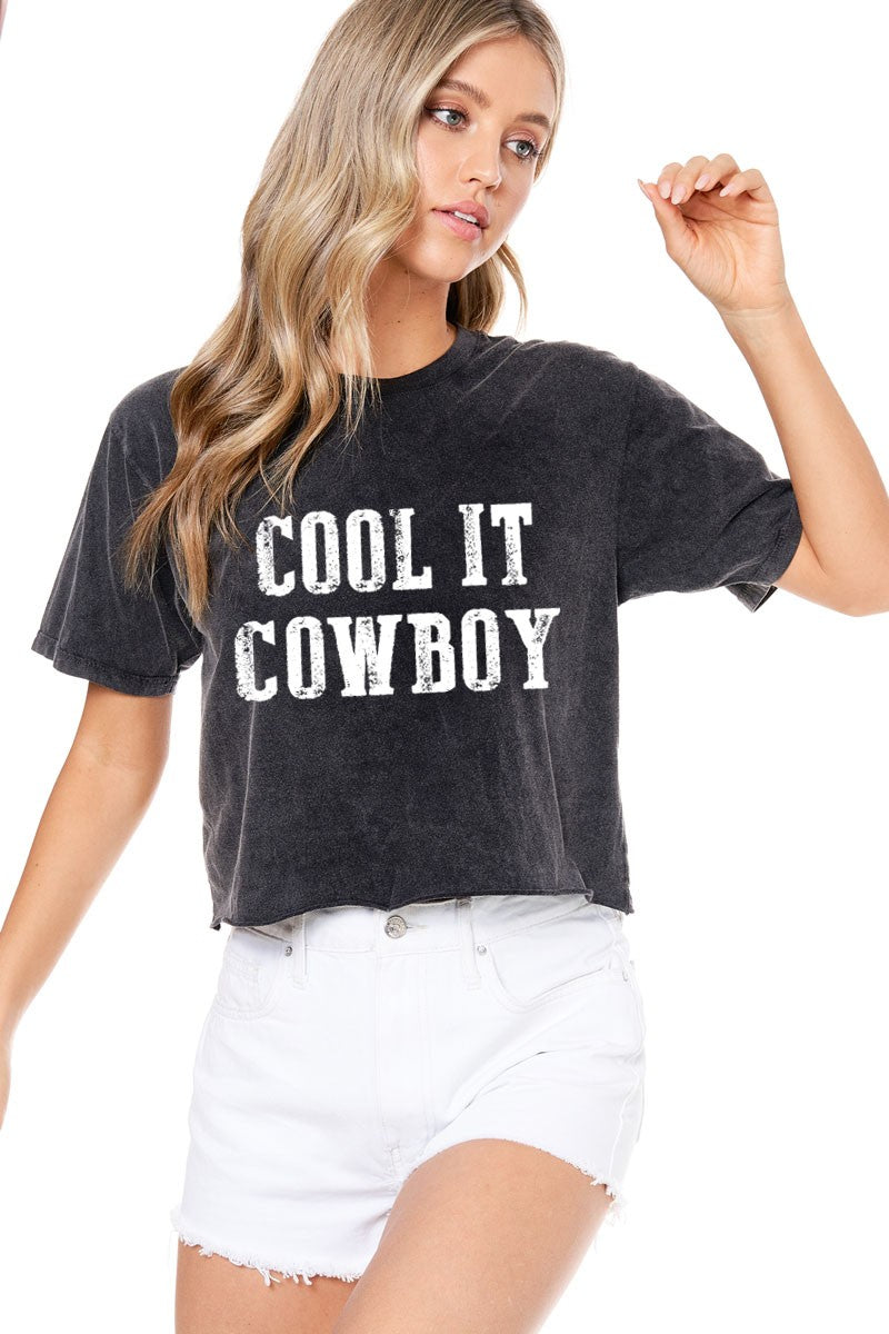 Cool it Cowboy distressed