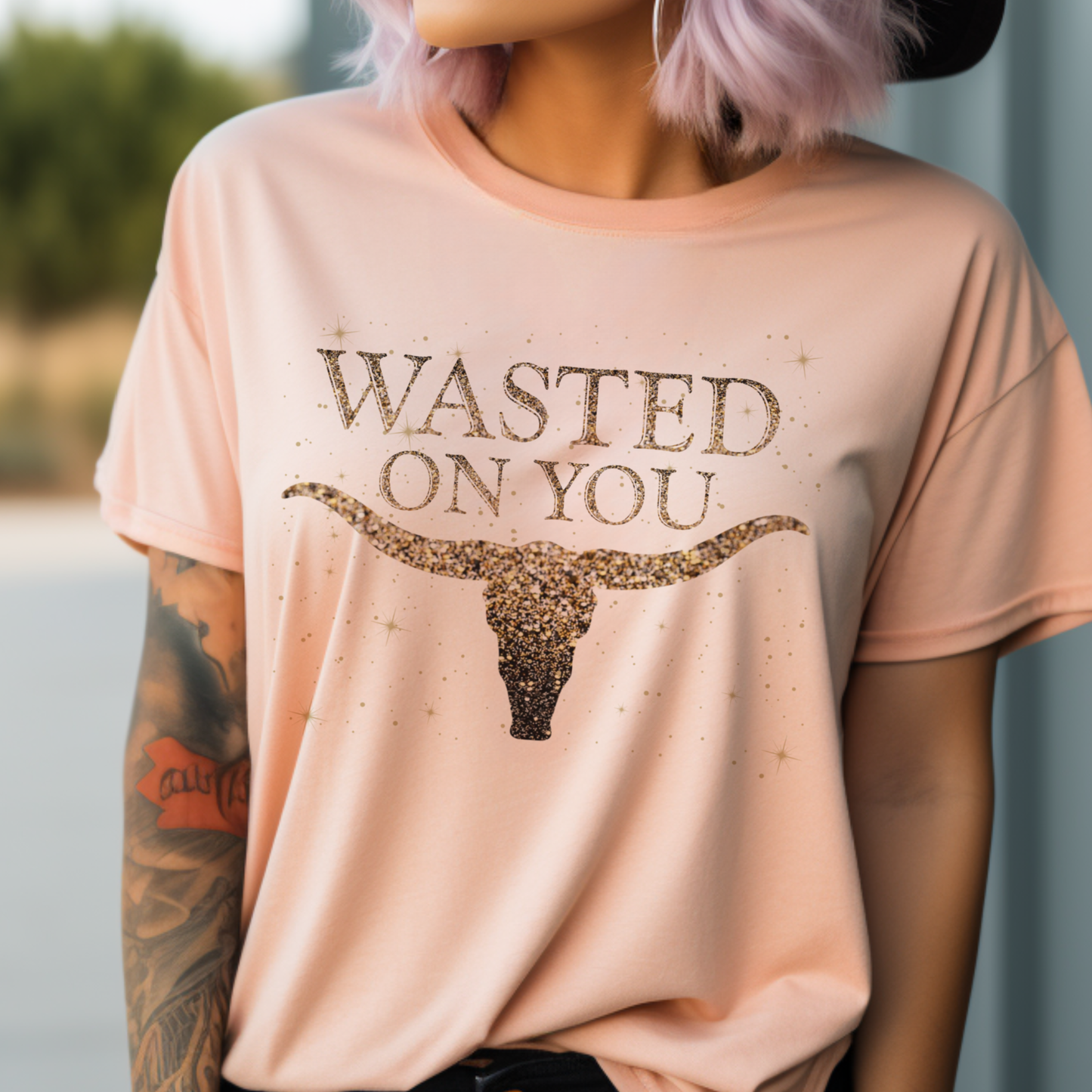 Wasted on you Graphic Tee