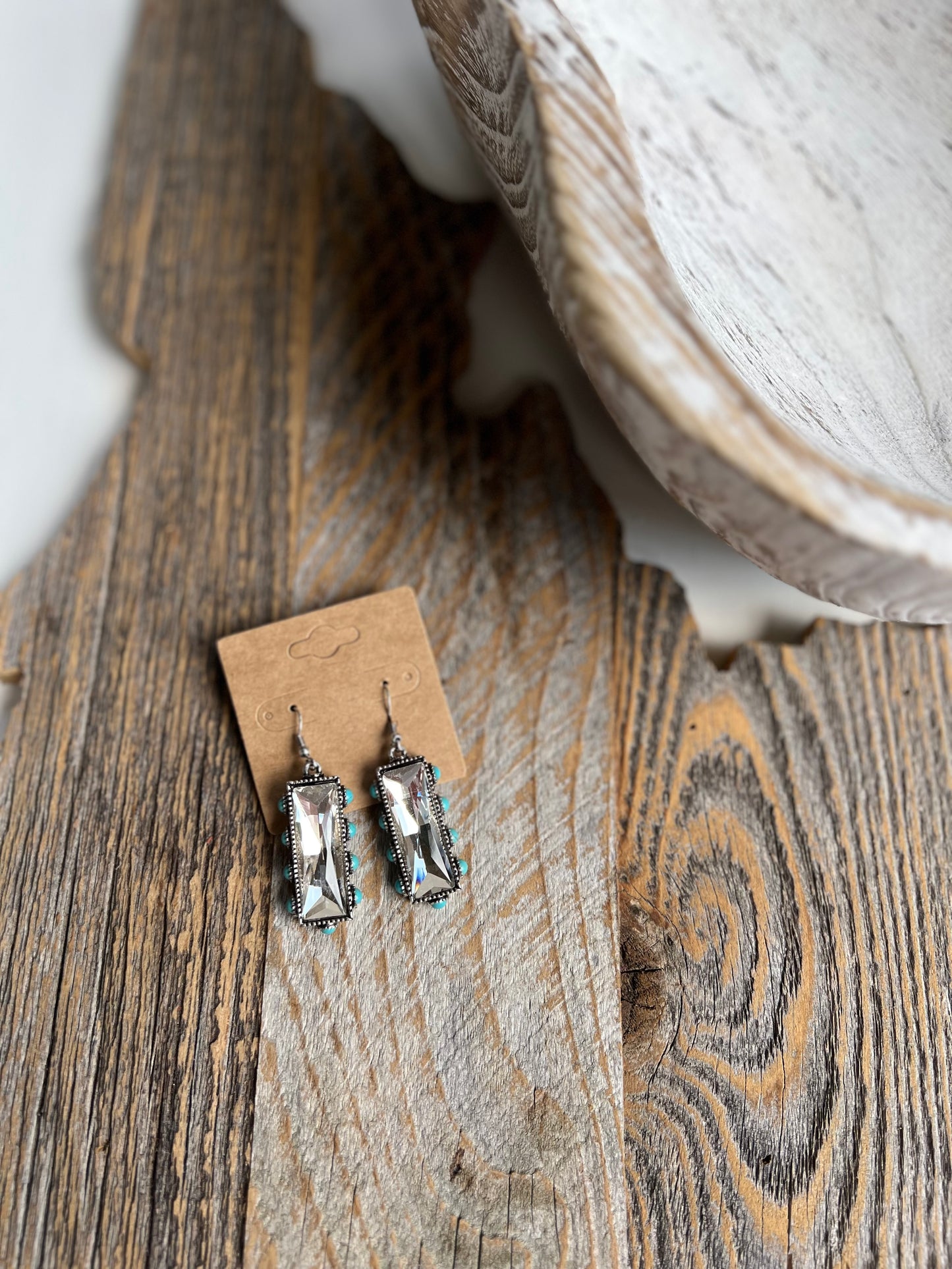 Western Turquoise Gemstone Earrings