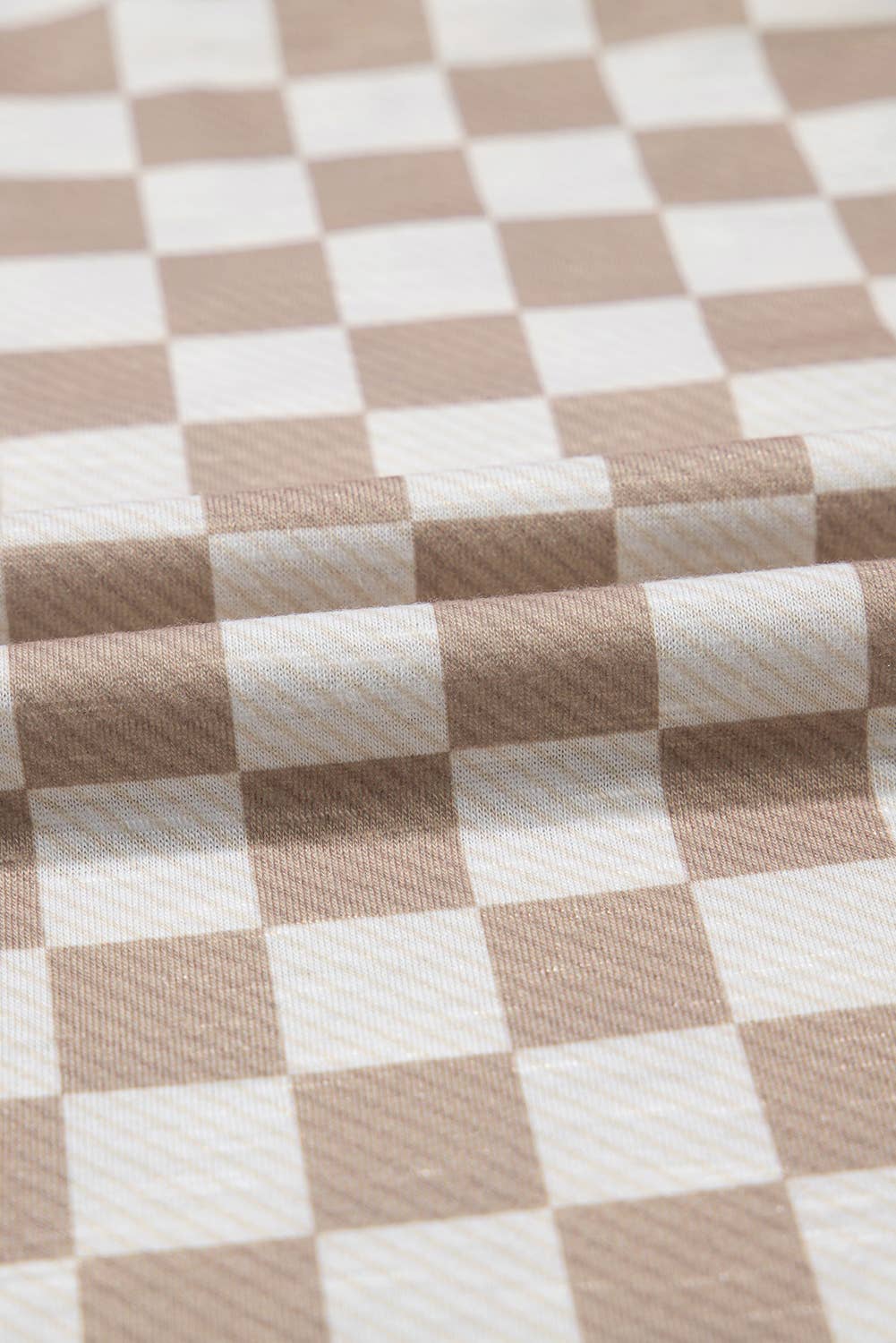 Brittney Apricot Checkered Set