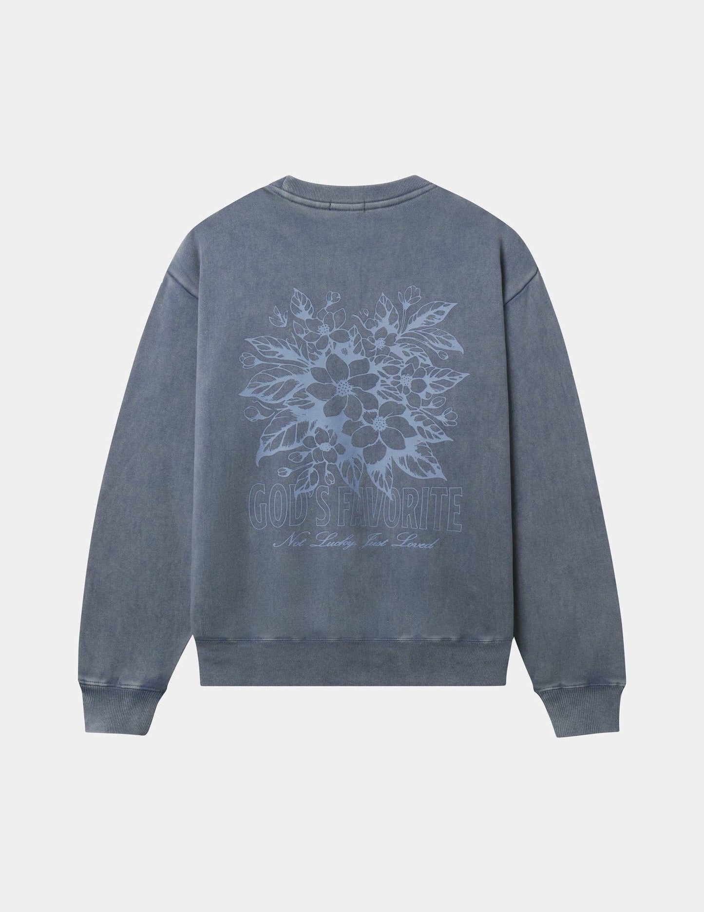 God's Favorite Crewneck - Deep Fjord
