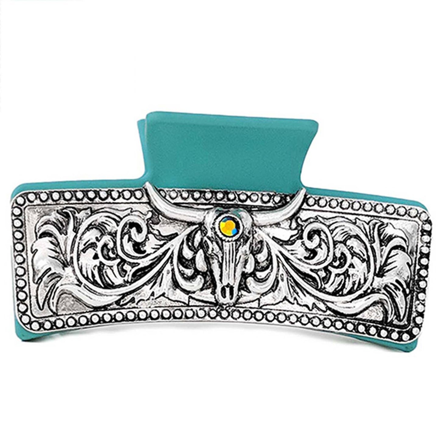 Western Bull Hair Clip