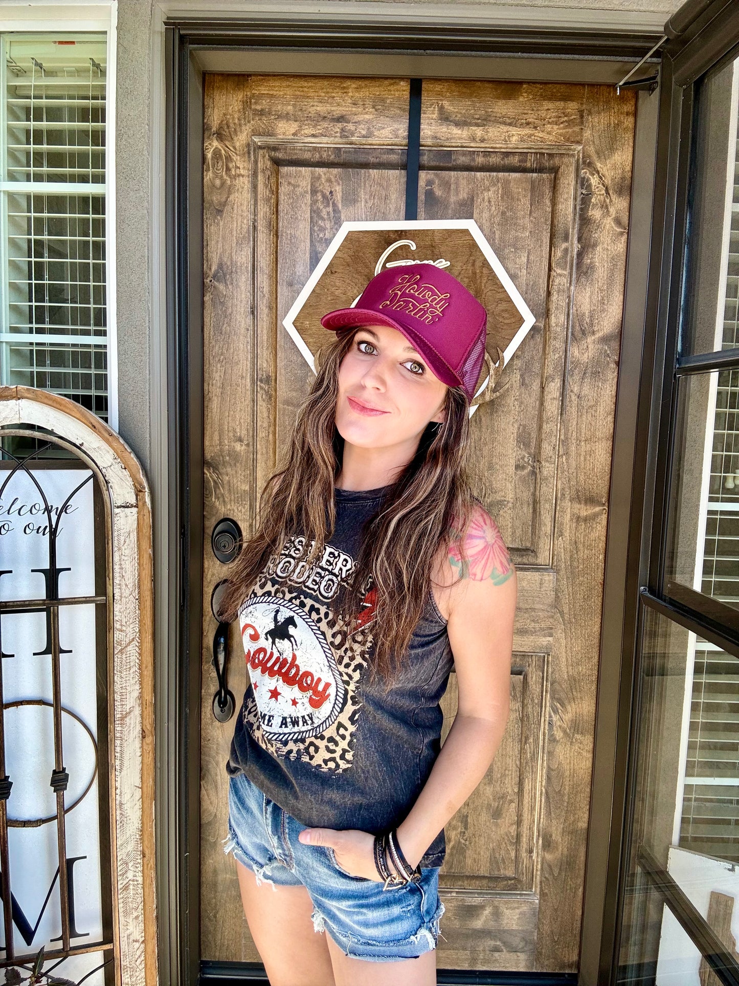 Western Rodeo Cowboy Tank