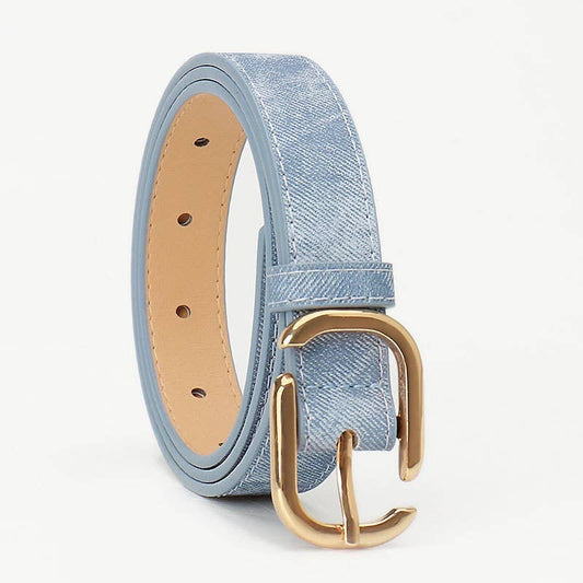 Denim Blues Belt