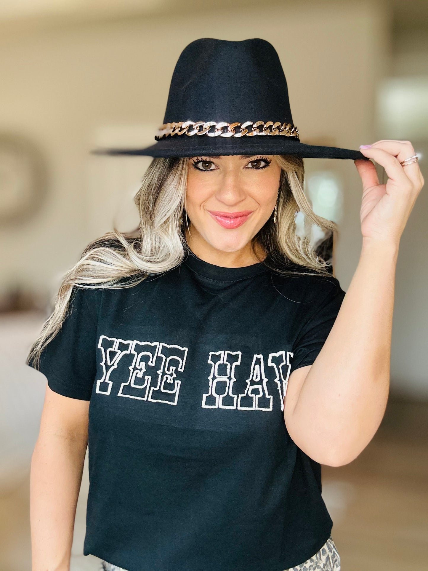 Yee Haw Embroidered Tee