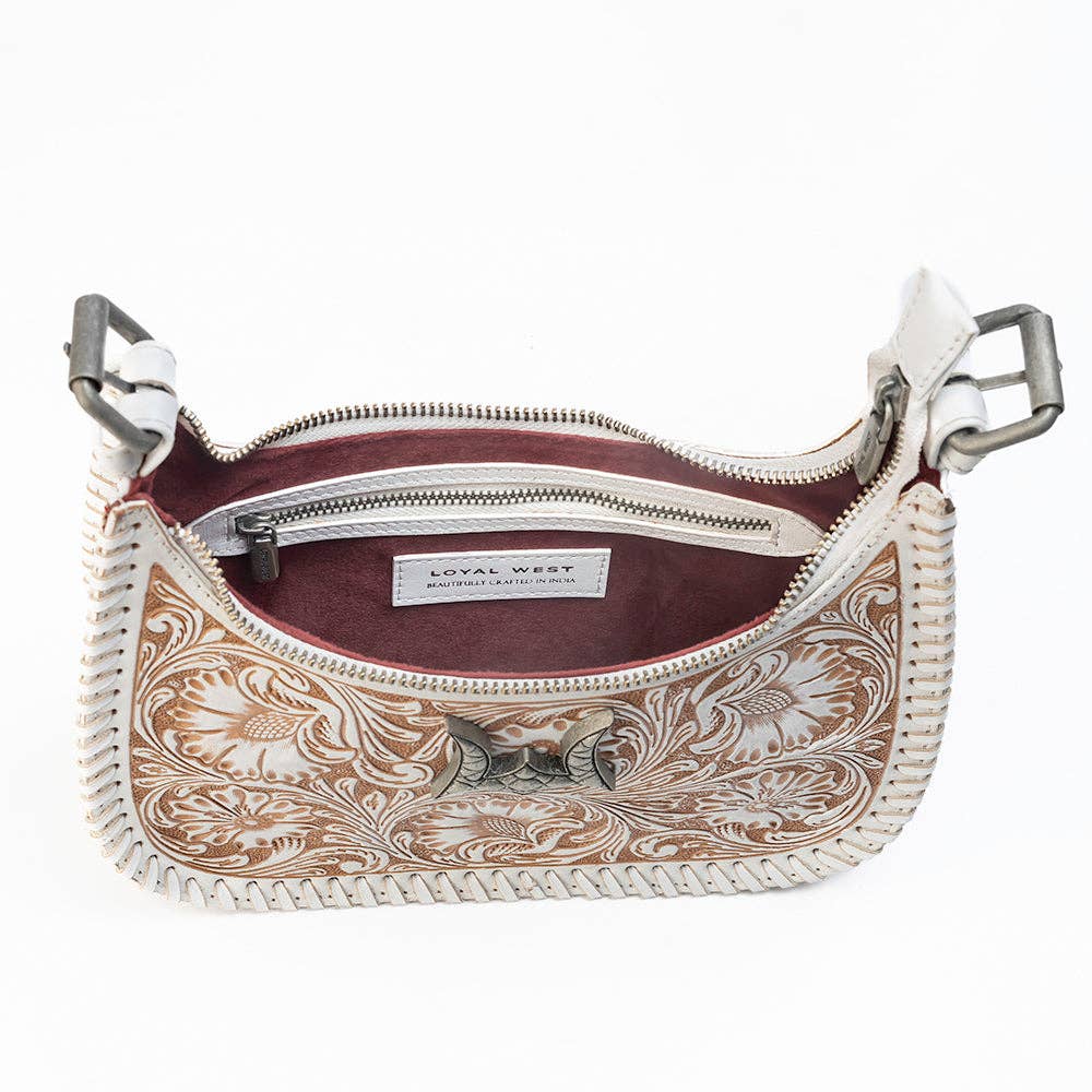 Dannia Ivory Dust Purse