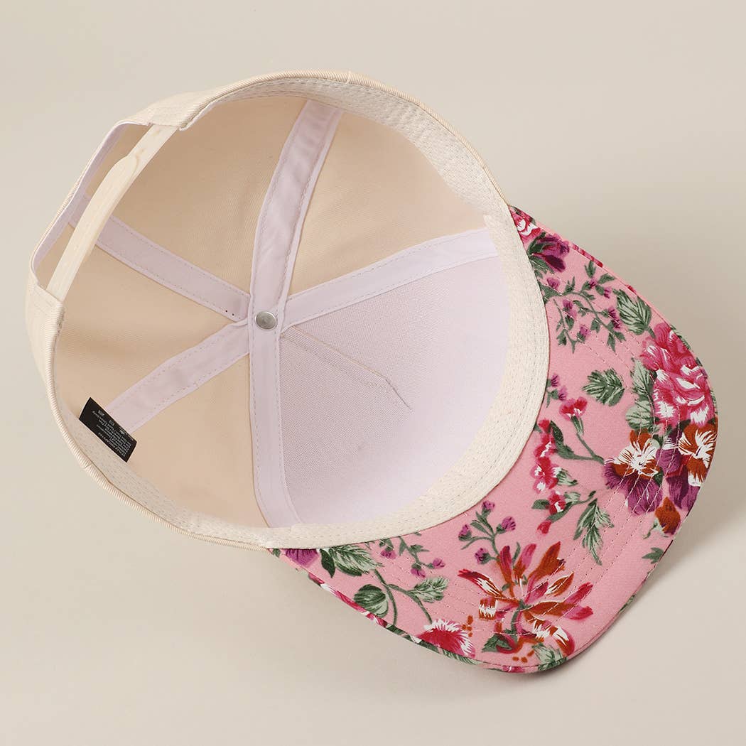 HOWDY Darlin' Embroidery Patch Floral Hat