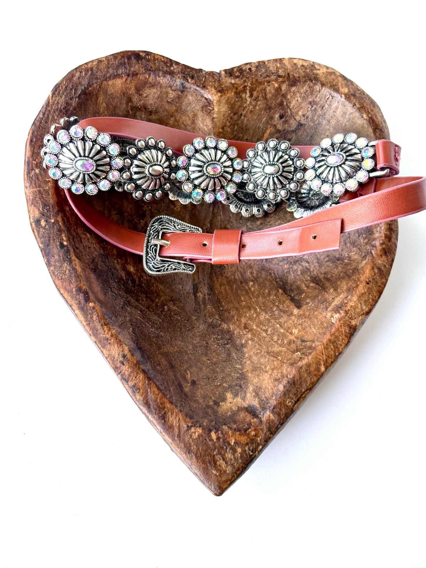 Western Style Concho Adjustable Hat Band
