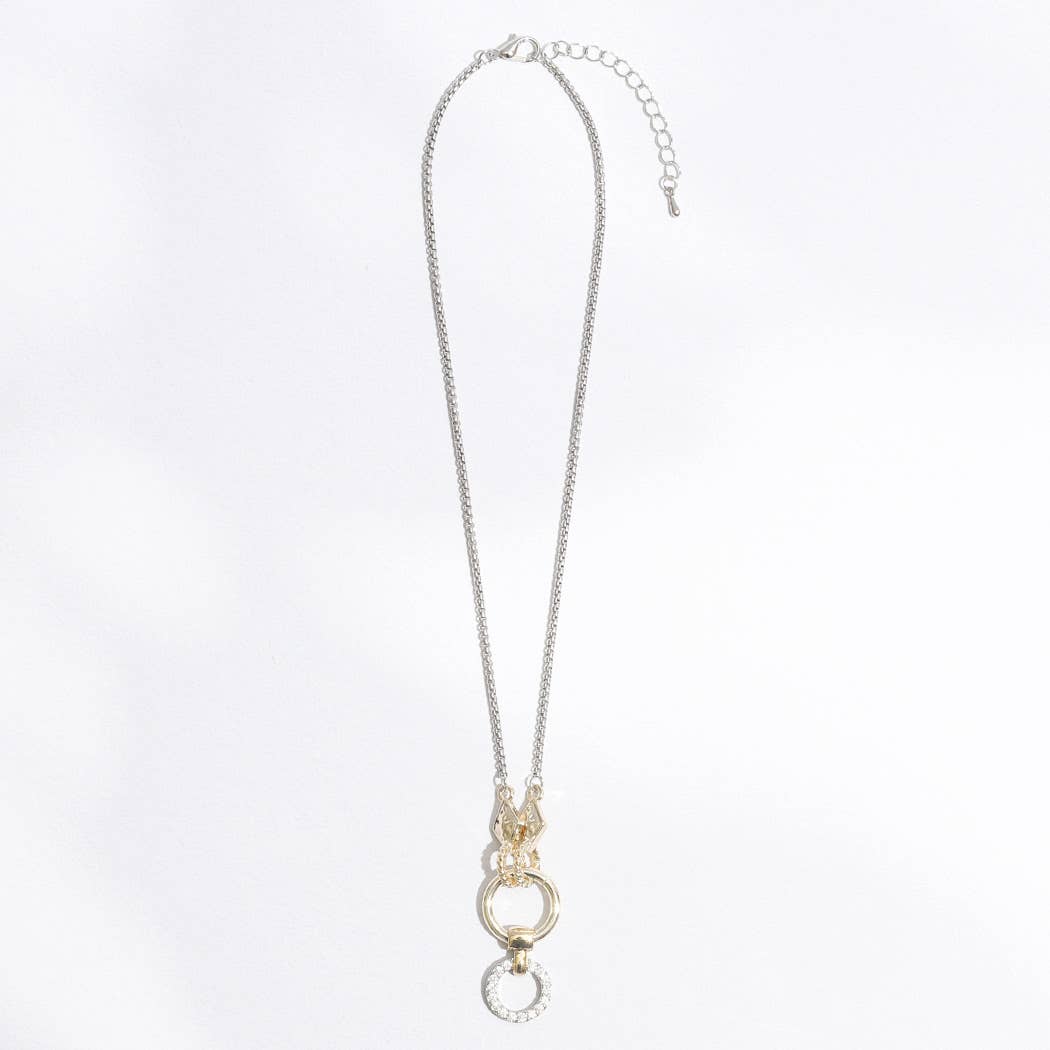 Chloe Two Tone Necklace