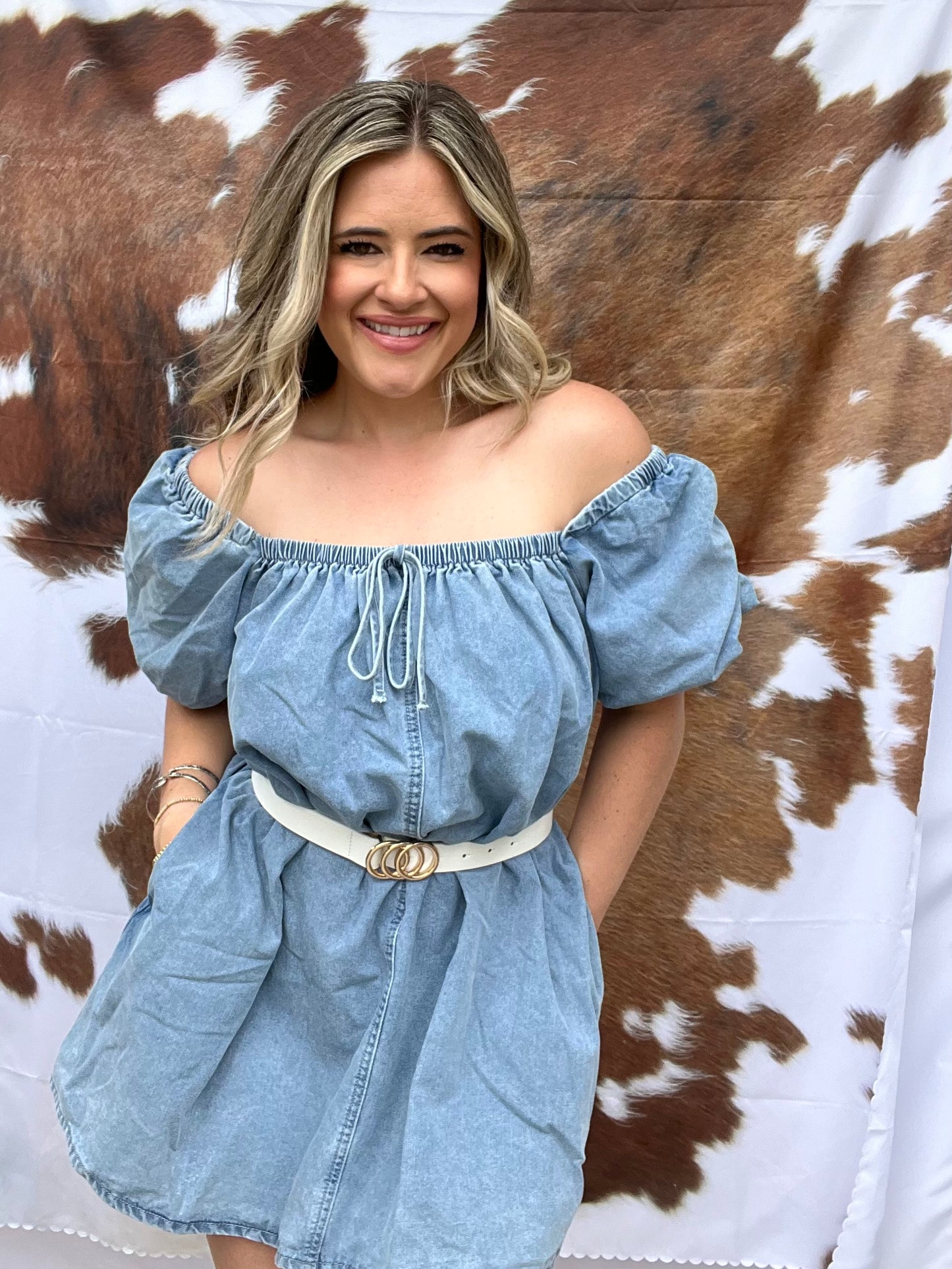Denim Oversized Babydoll Dress