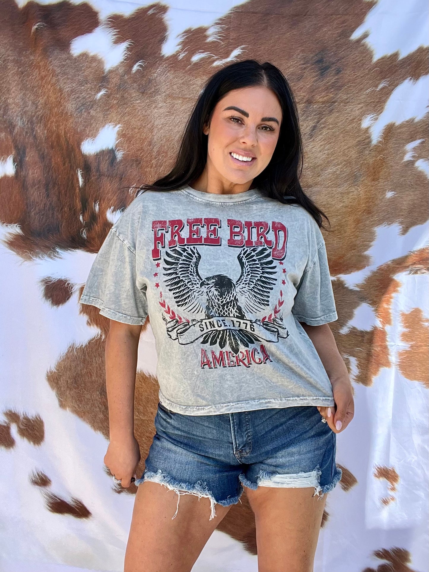 FREE BIRD MINERAL CROP TOP