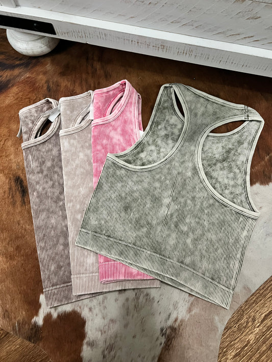 Ash Cropped Tank