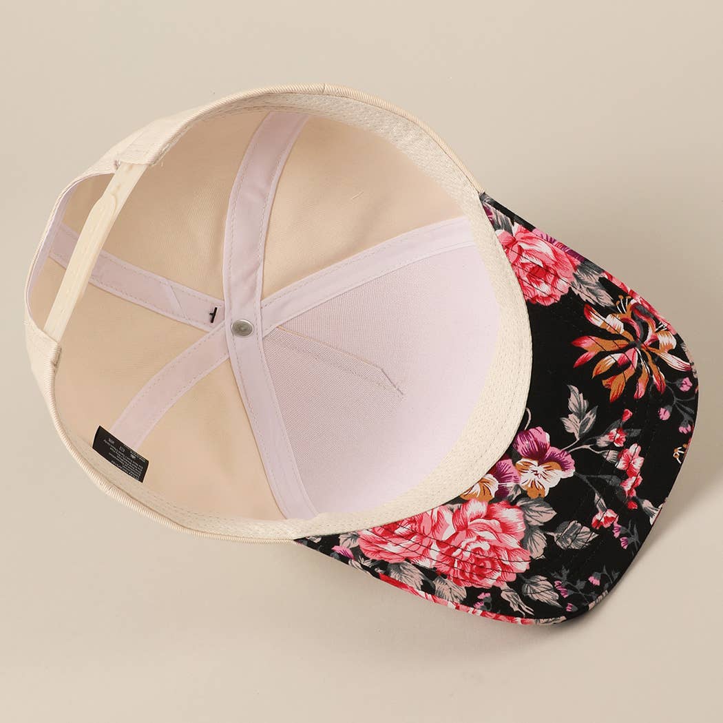 HOWDY Darlin' Embroidery Patch Floral Hat