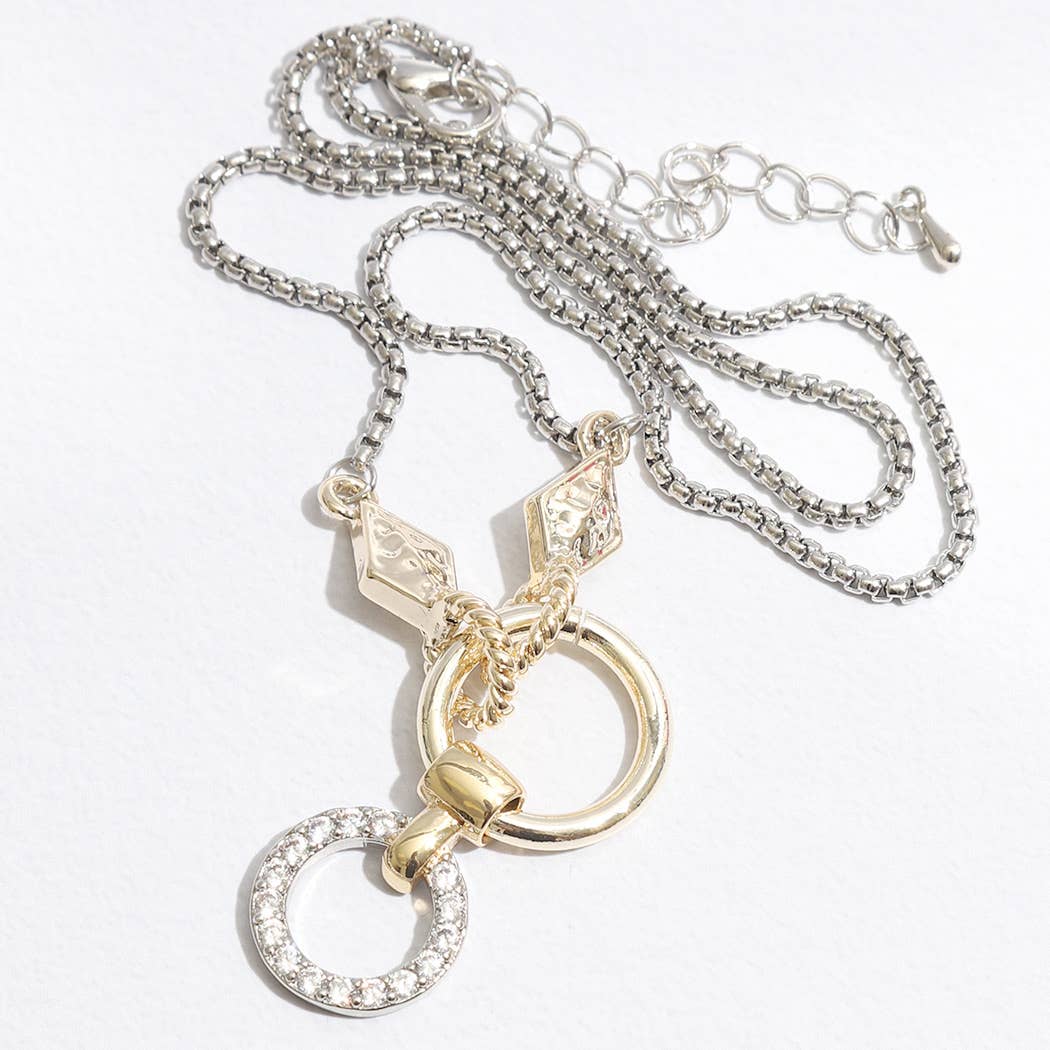 Chloe Two Tone Necklace