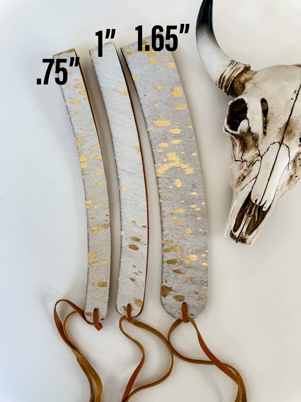 COWHIDE HAT BAND Leather Hat Band leather ties