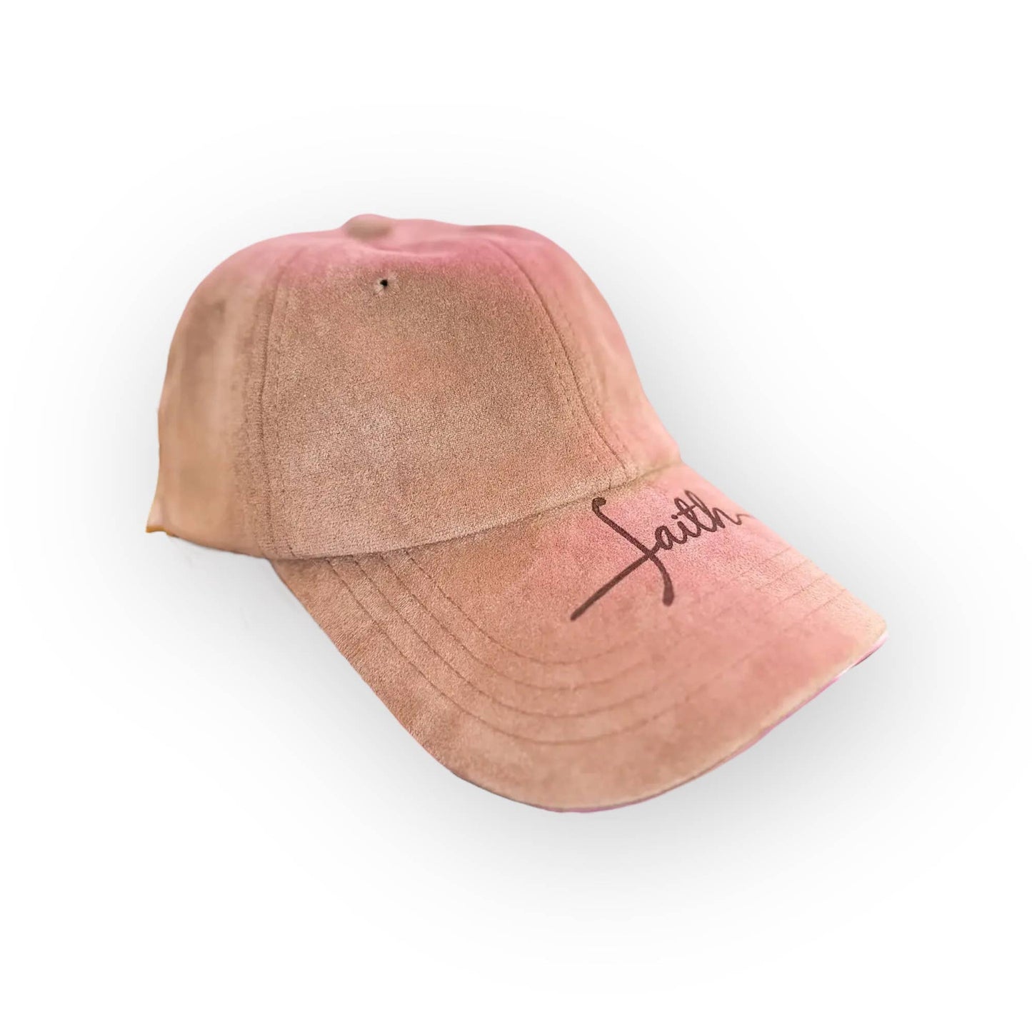 Suede Baseball Hat | Burnt Hat | Faith