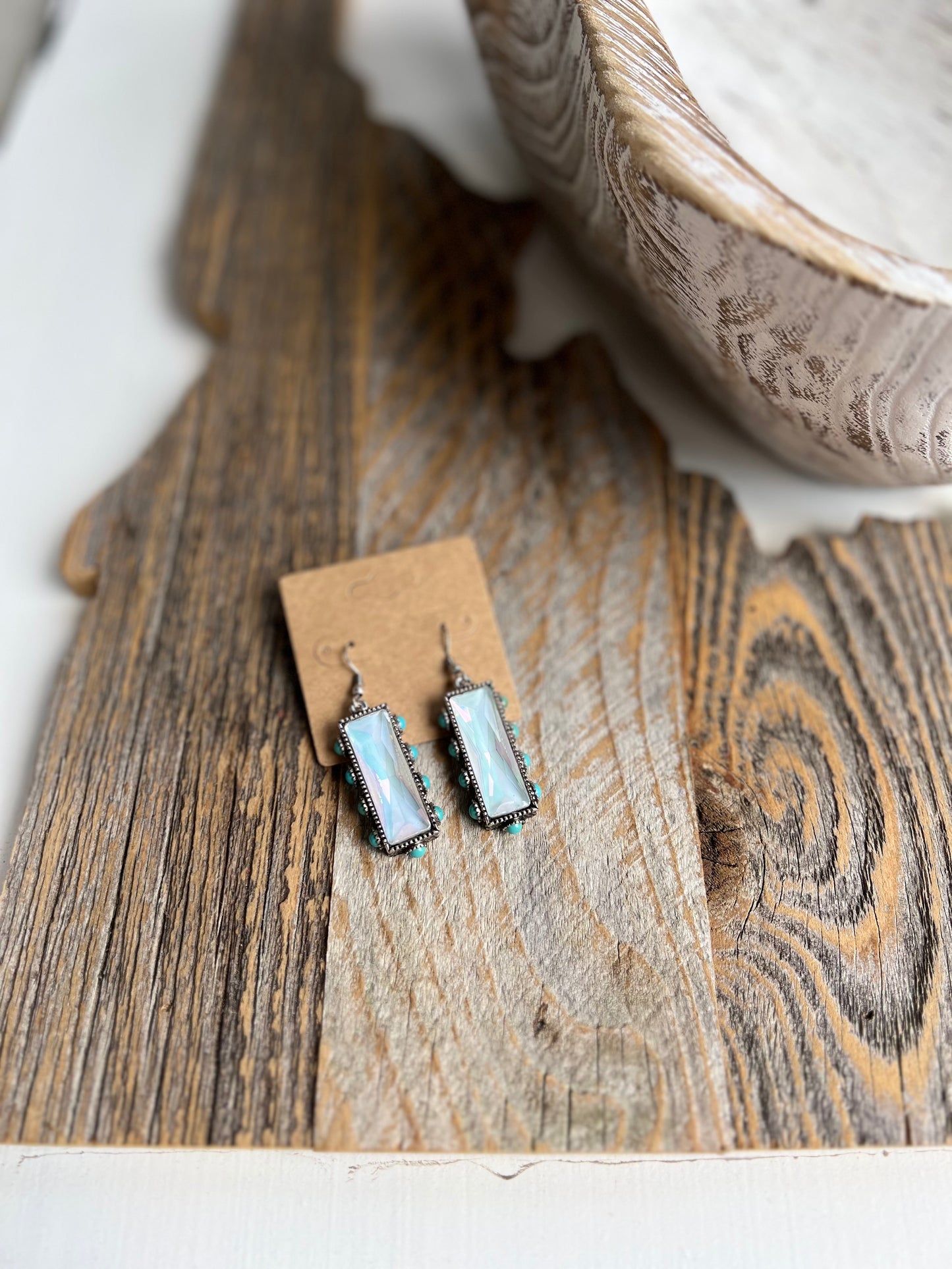 Western Turquoise Gemstone Earrings