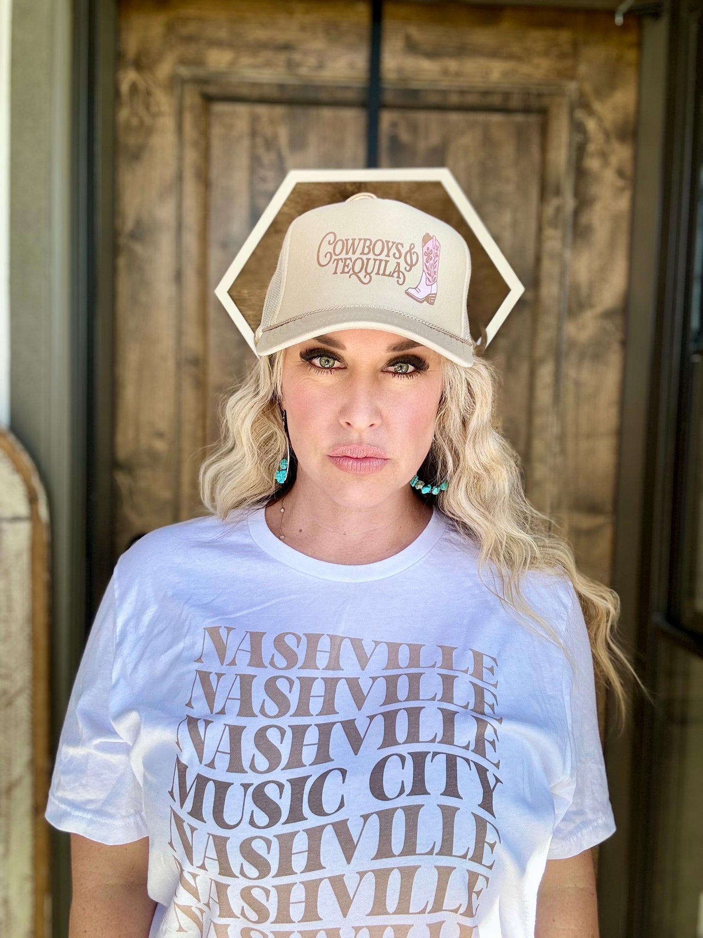 Cowboys and Tequila Trucker Hat