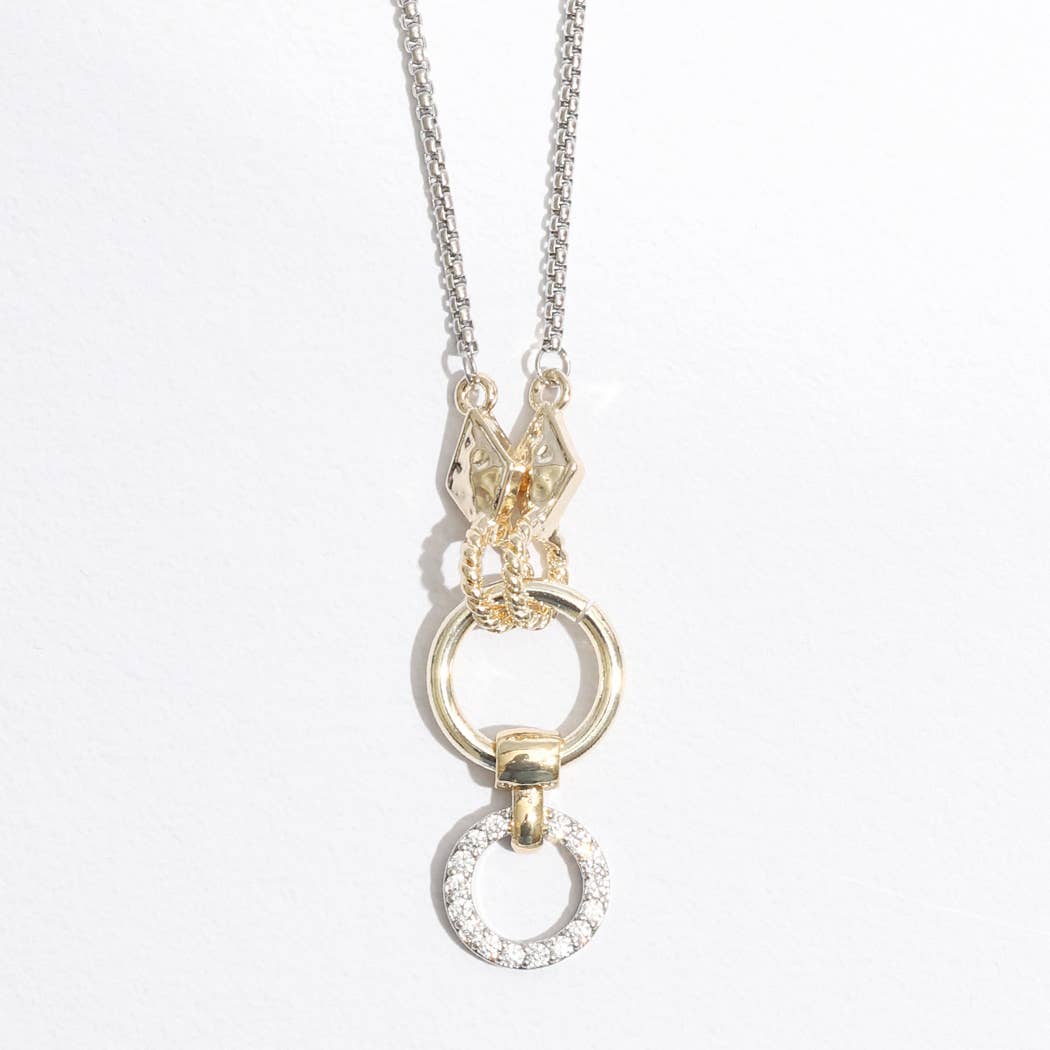 Chloe Two Tone Necklace