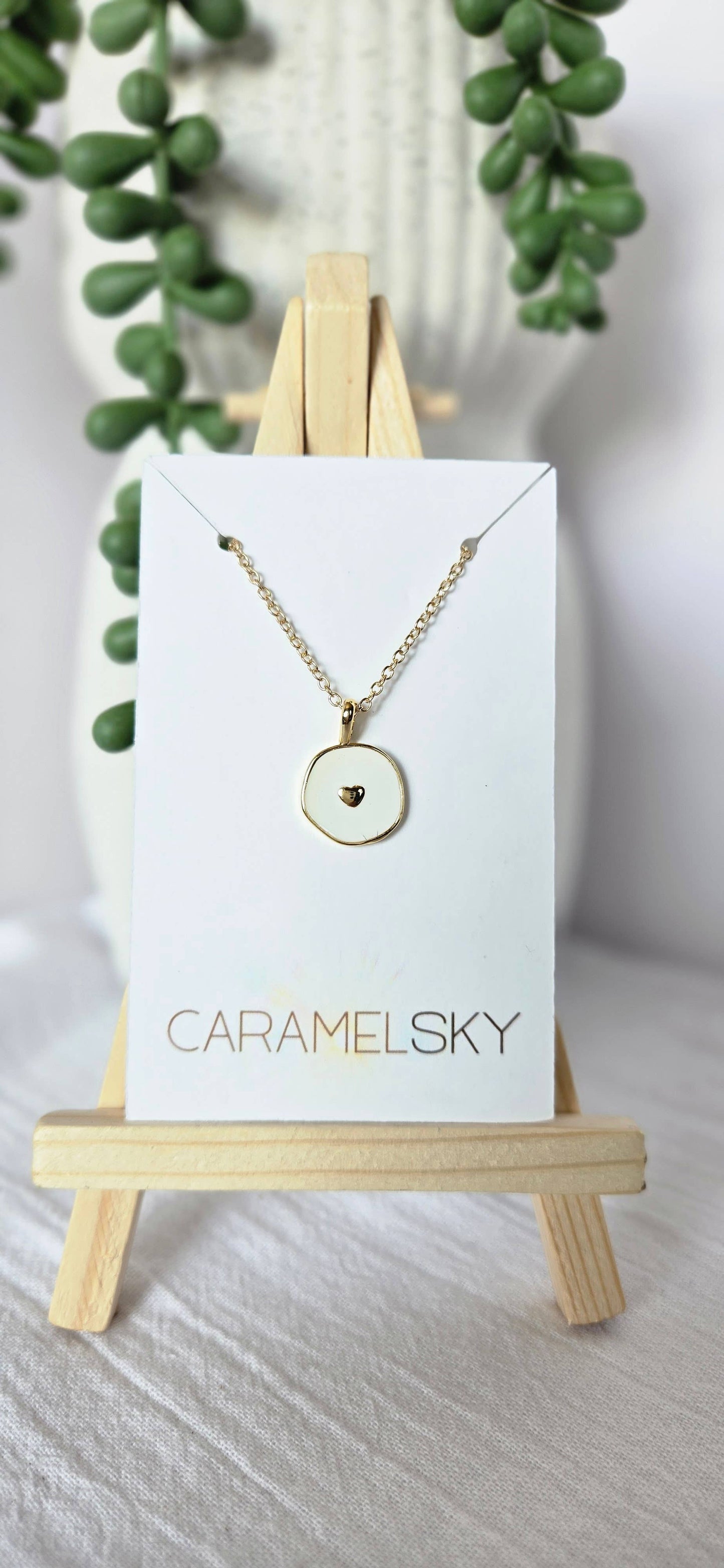 18k Gold Plated Heart Necklace