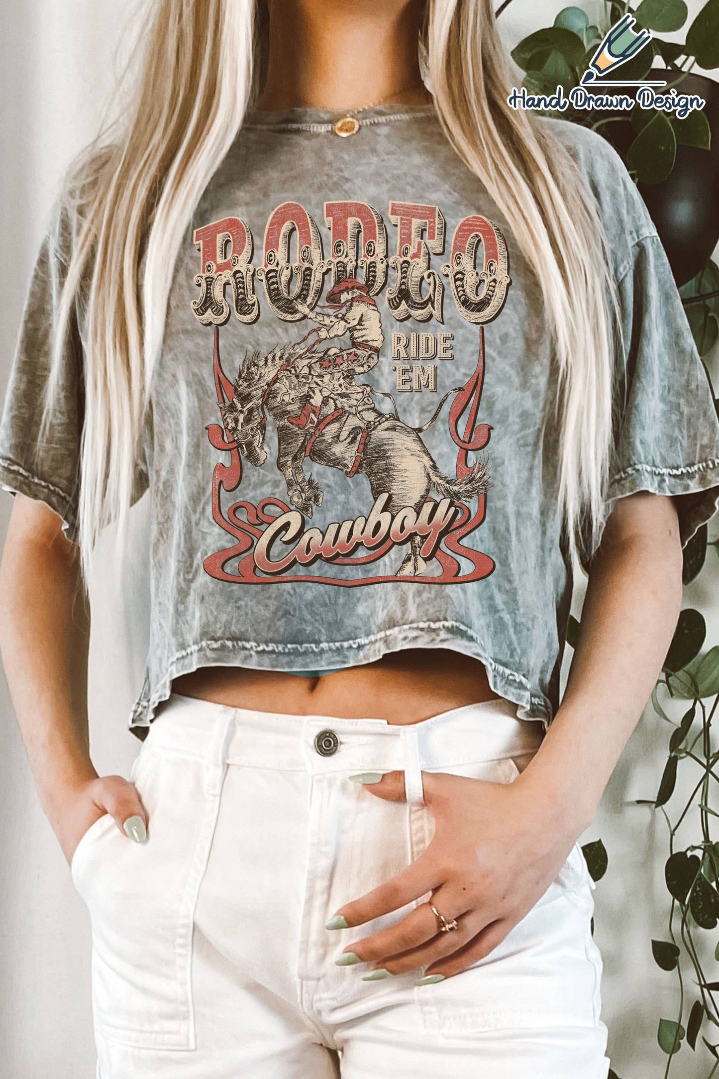 RODEO COWBOY CROP TOP