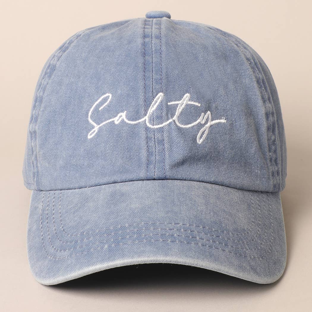 Salty Denim Cap