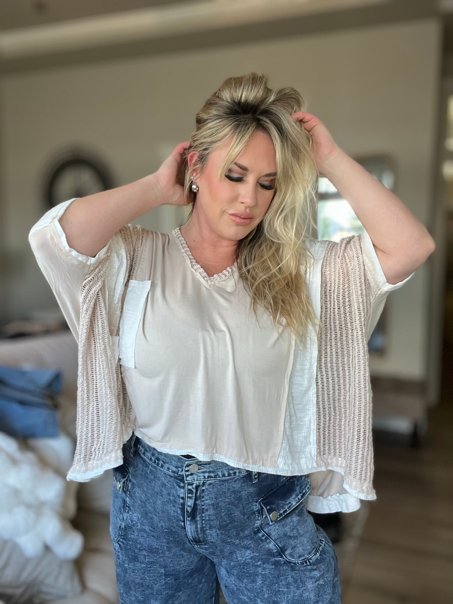 Peyton Contrast Pullover