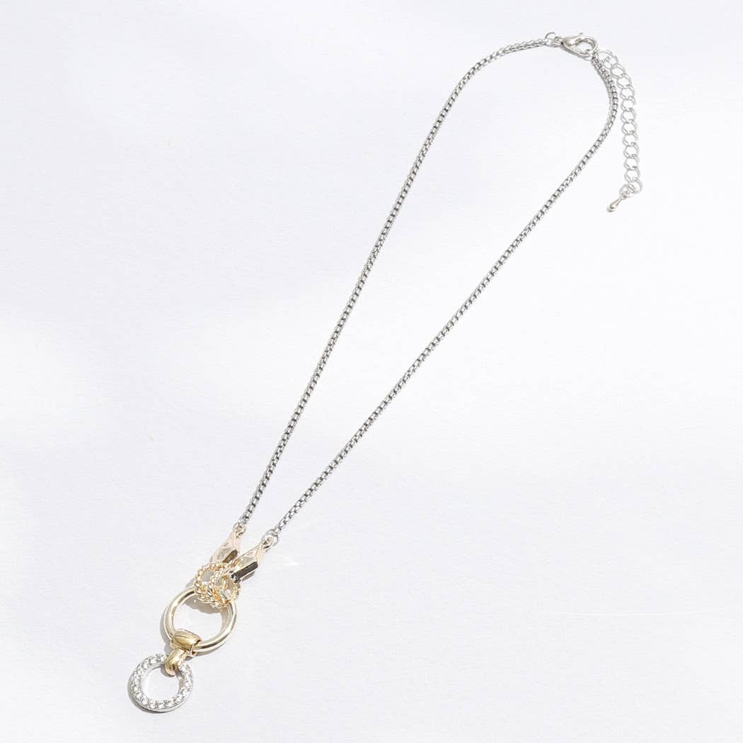 Chloe Two Tone Necklace