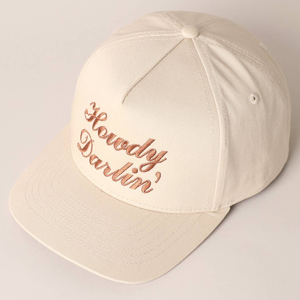 Howdy Darlin Flatbill Cap