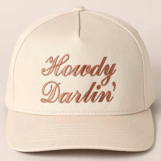 Howdy Darlin Flatbill Cap