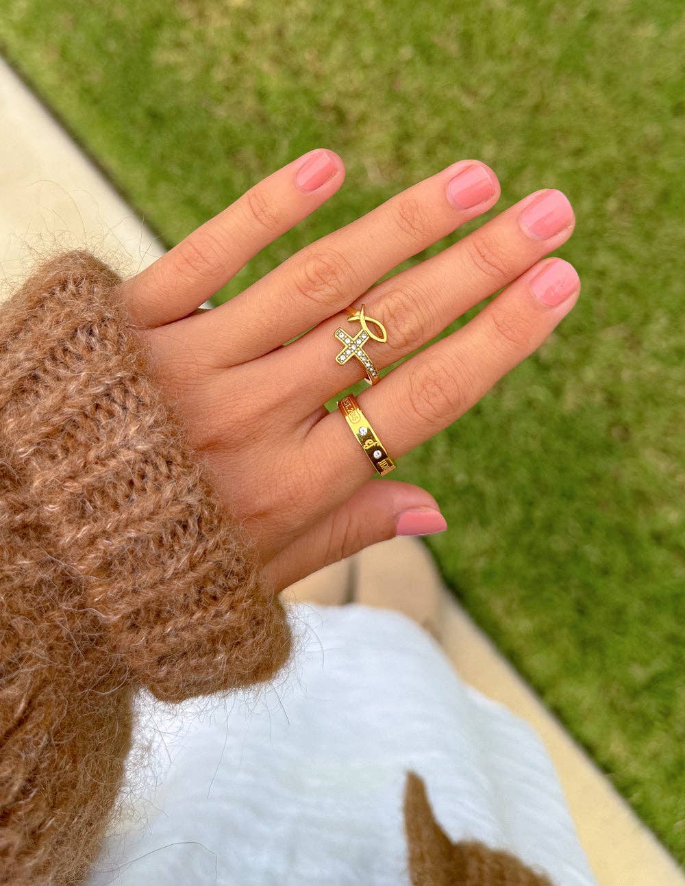 Gemstone Logo Ring