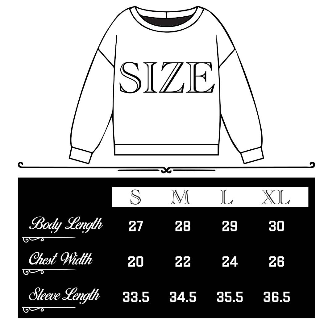MAKE HEAVEN CROWDED Embroidered Fleece Sweatshirt
