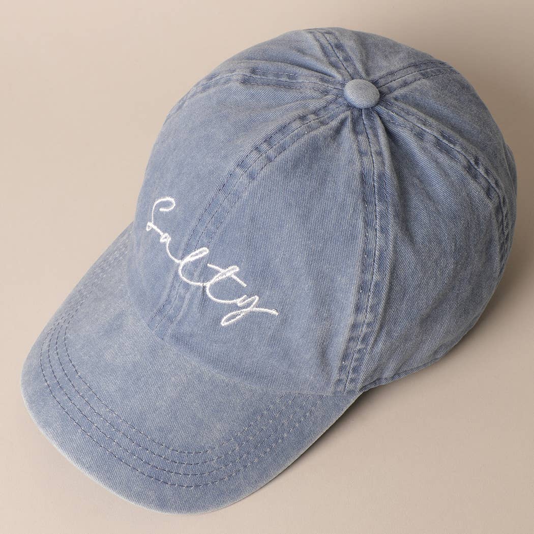 Salty Denim Cap