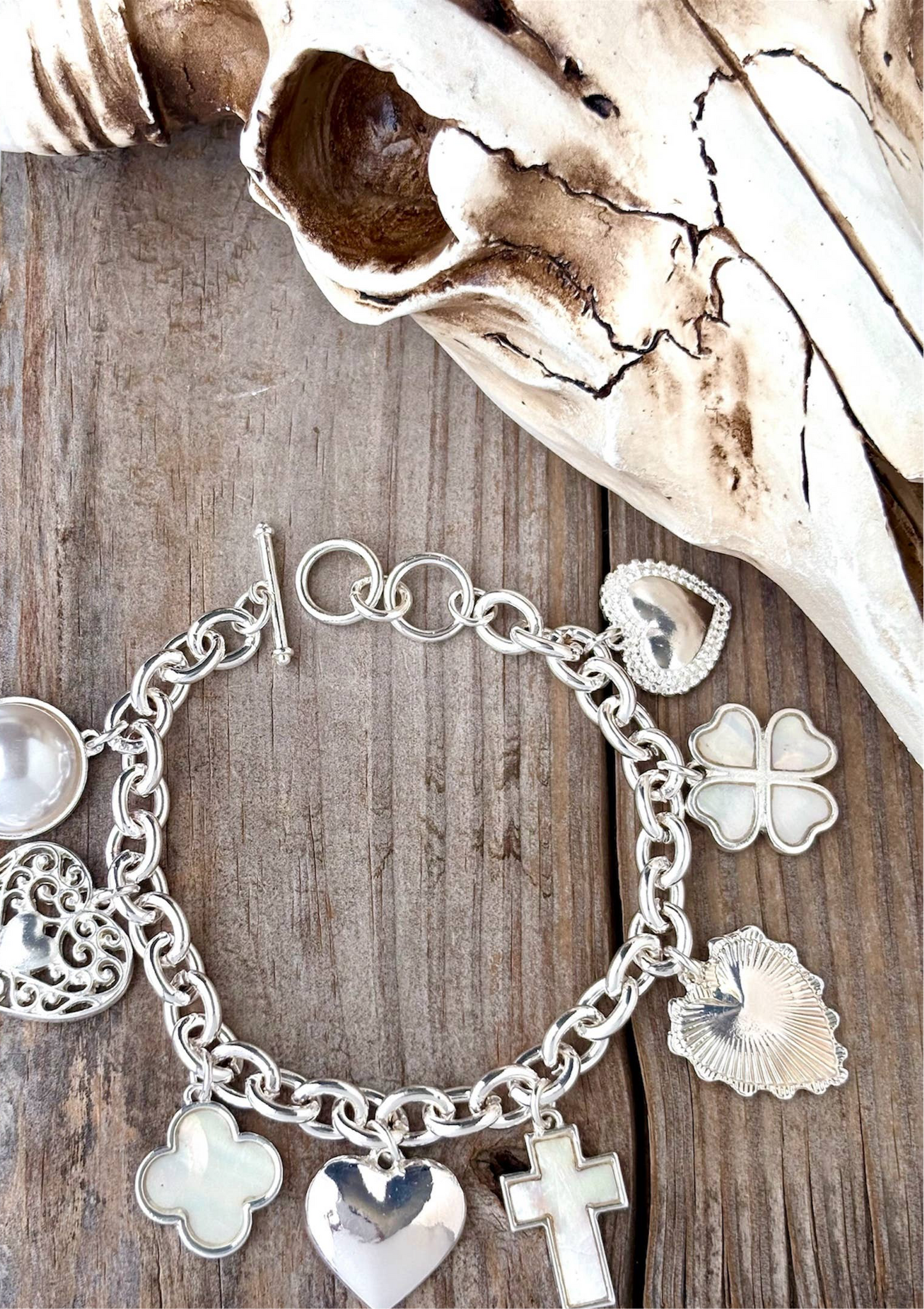 Multi Charm Dangle Bracelet