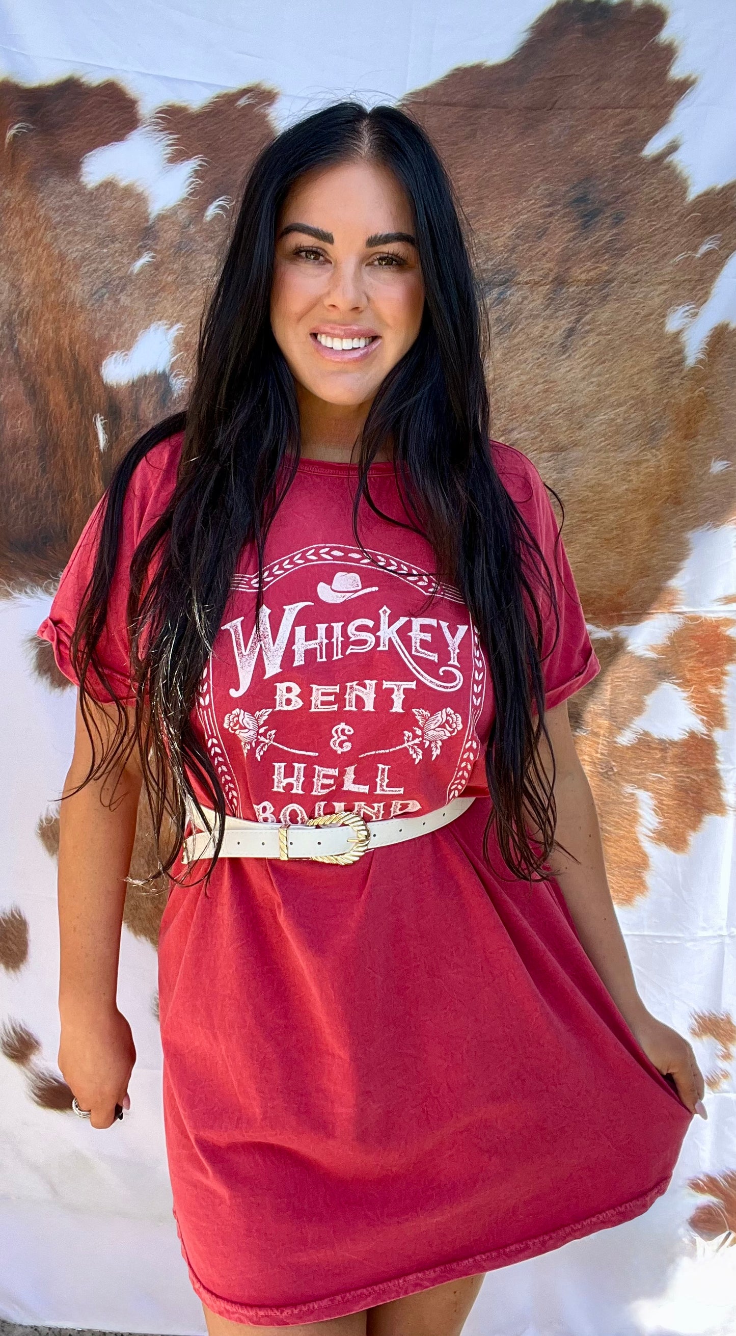 WHISKEY BENT MINERAL GRAPHIC DRESS