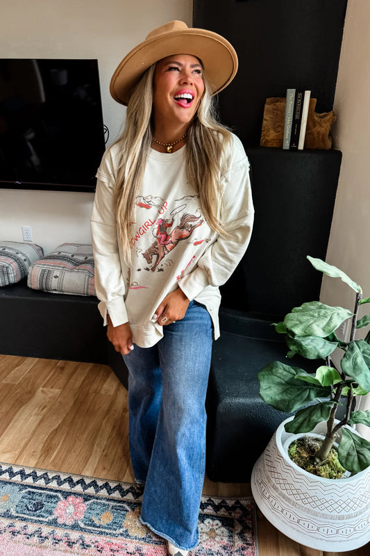 RANCH GIRL CLASSIC CREW PULLOVER