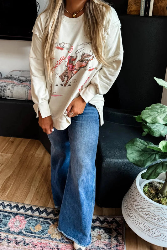 RANCH GIRL CLASSIC CREW PULLOVER