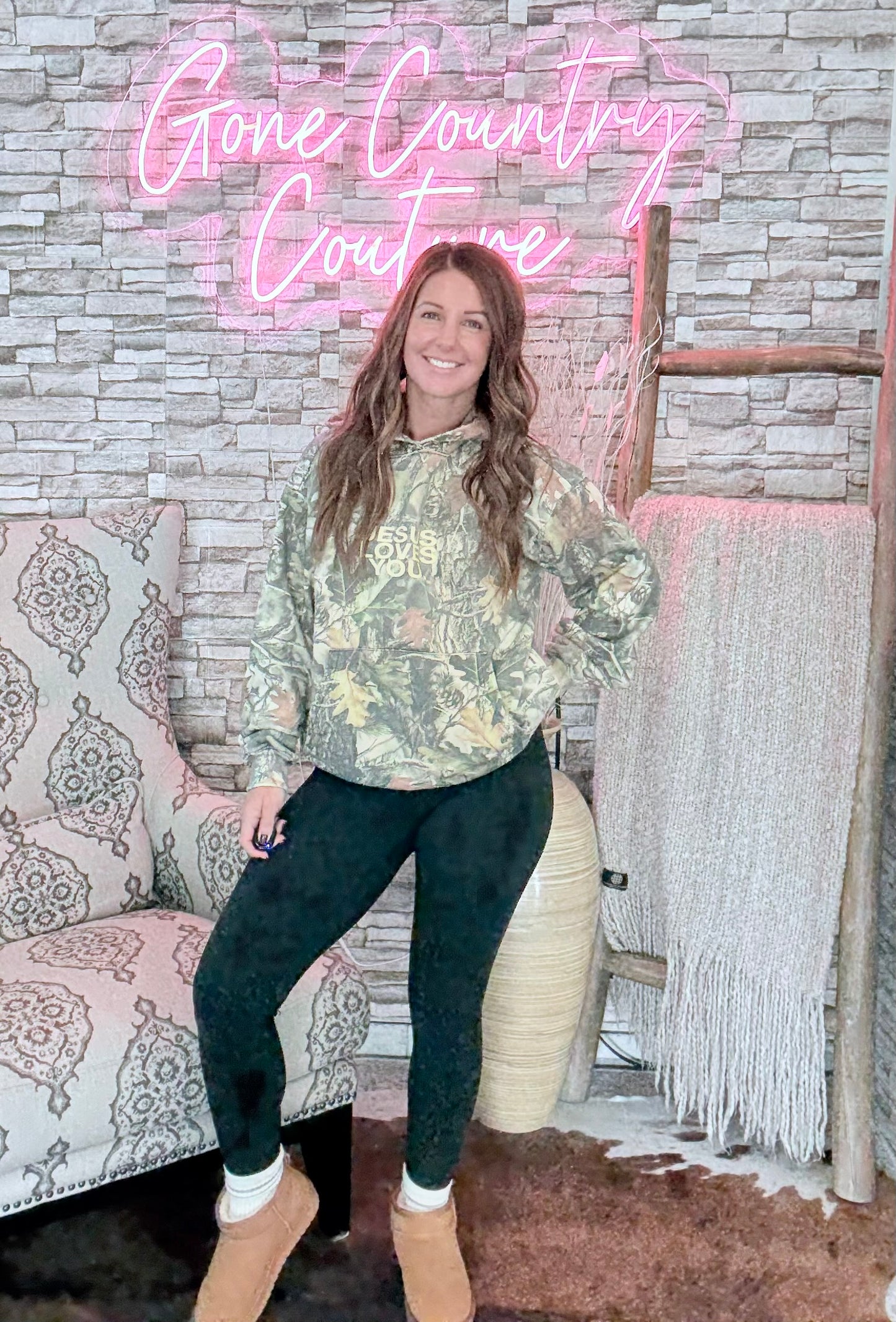 LMTD || Jesus Loves You Heavyweight Camo Hoodie ||