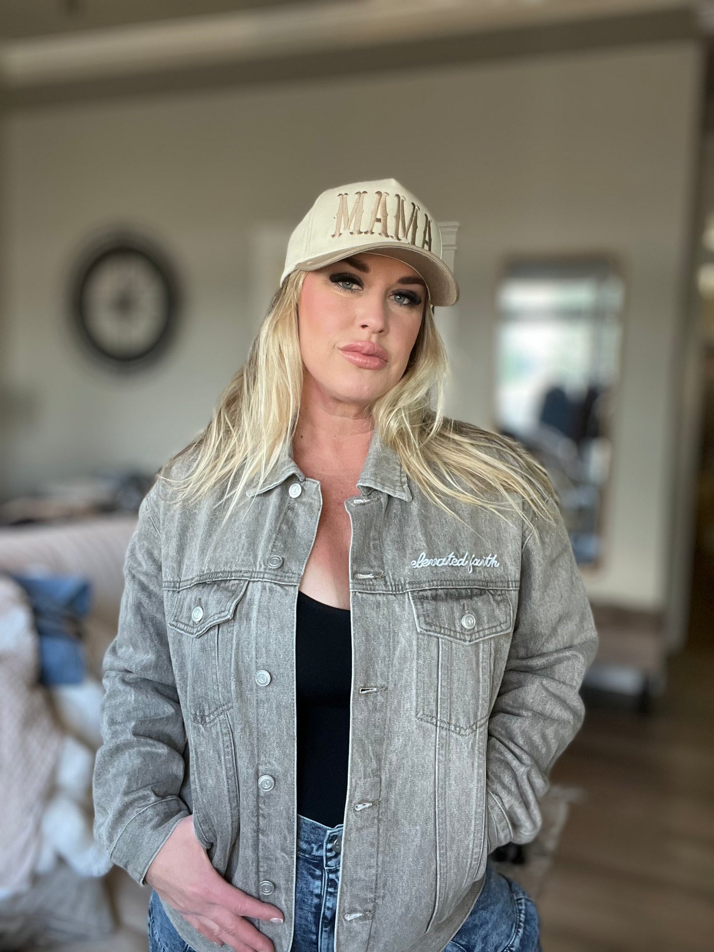 What a Friend In Jesus Denim Jacket
