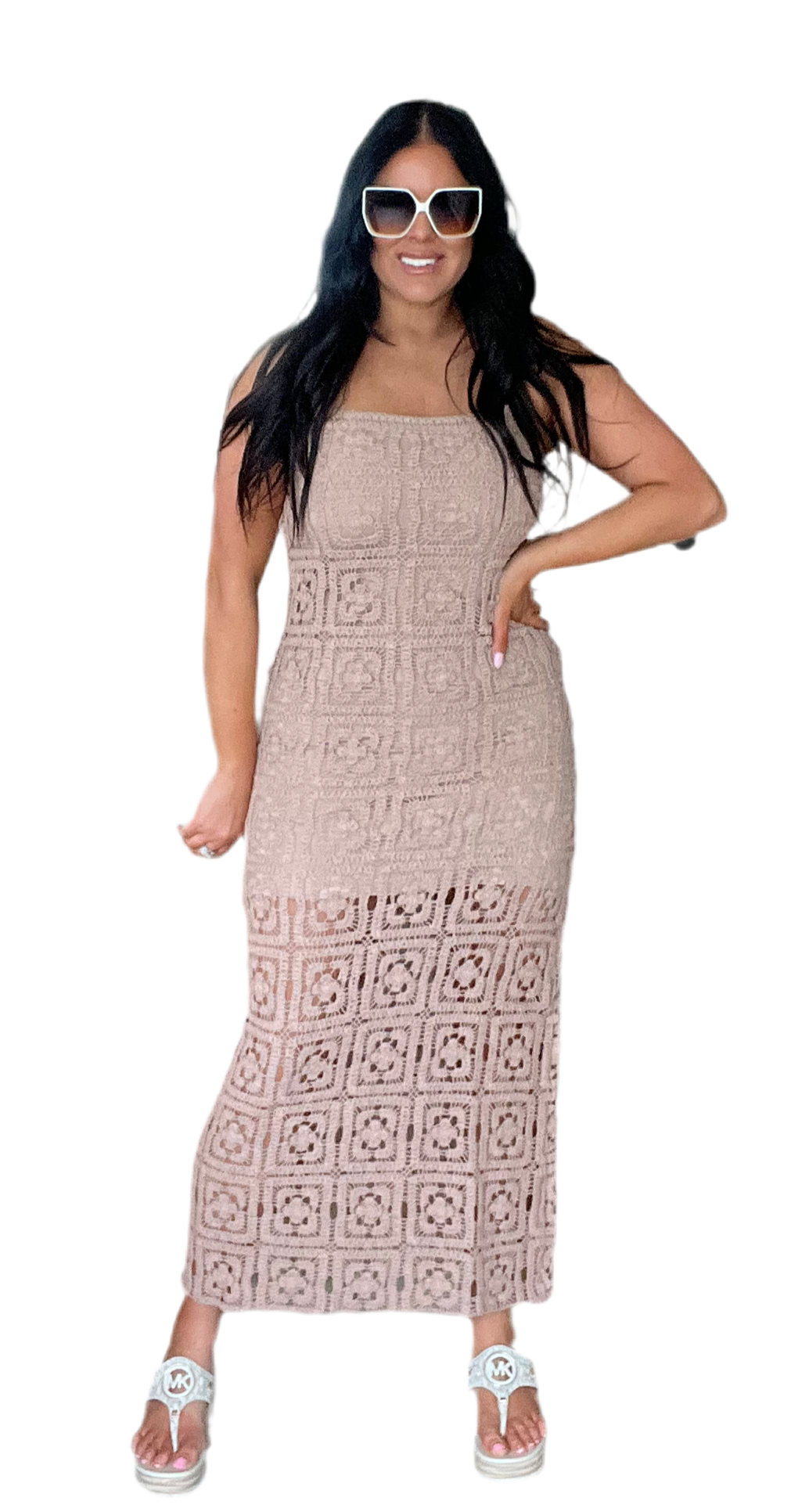 Crochet Maxi Dress