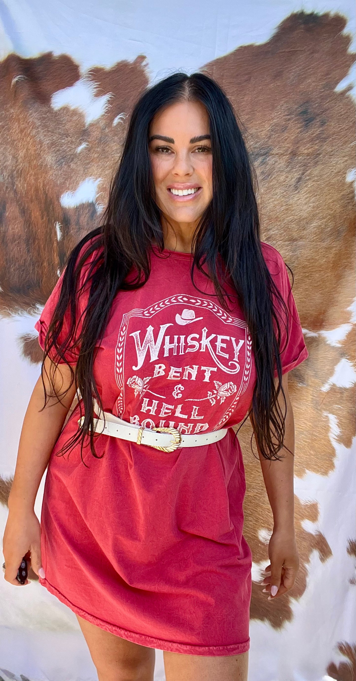 WHISKEY BENT MINERAL GRAPHIC DRESS