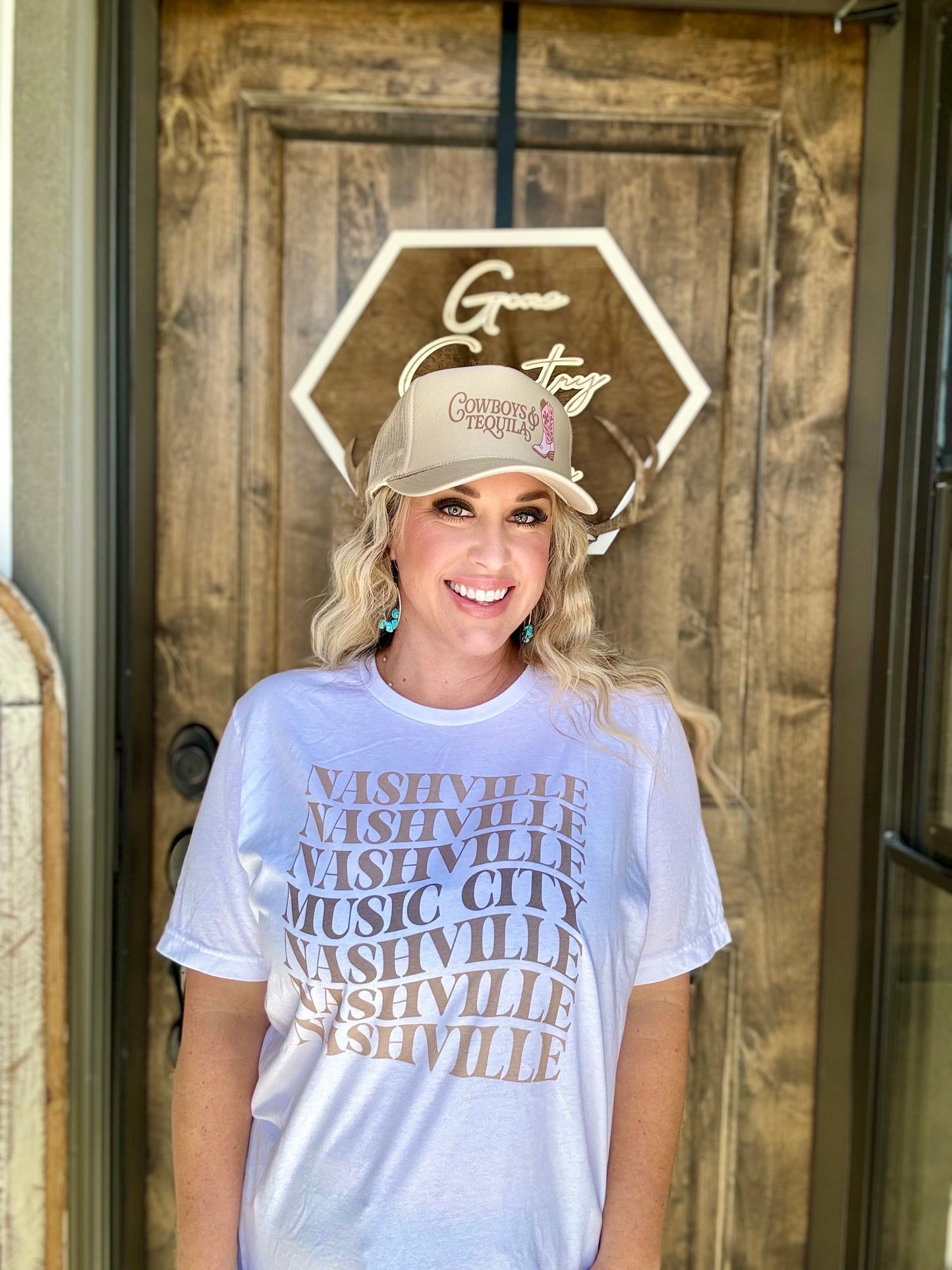 Nashville Music City Graphic Tee