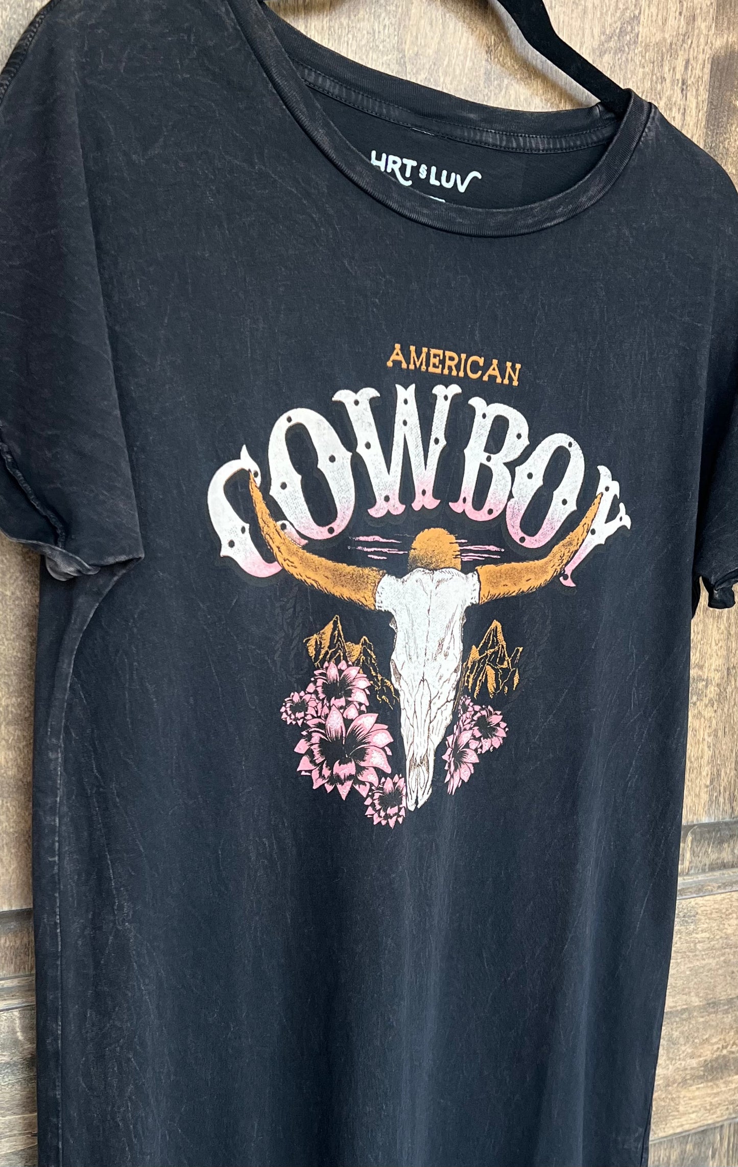 American Cowboy Graphic Tee Dress