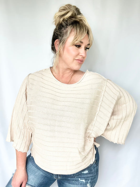 Peyton Ribbed Knit Pullover